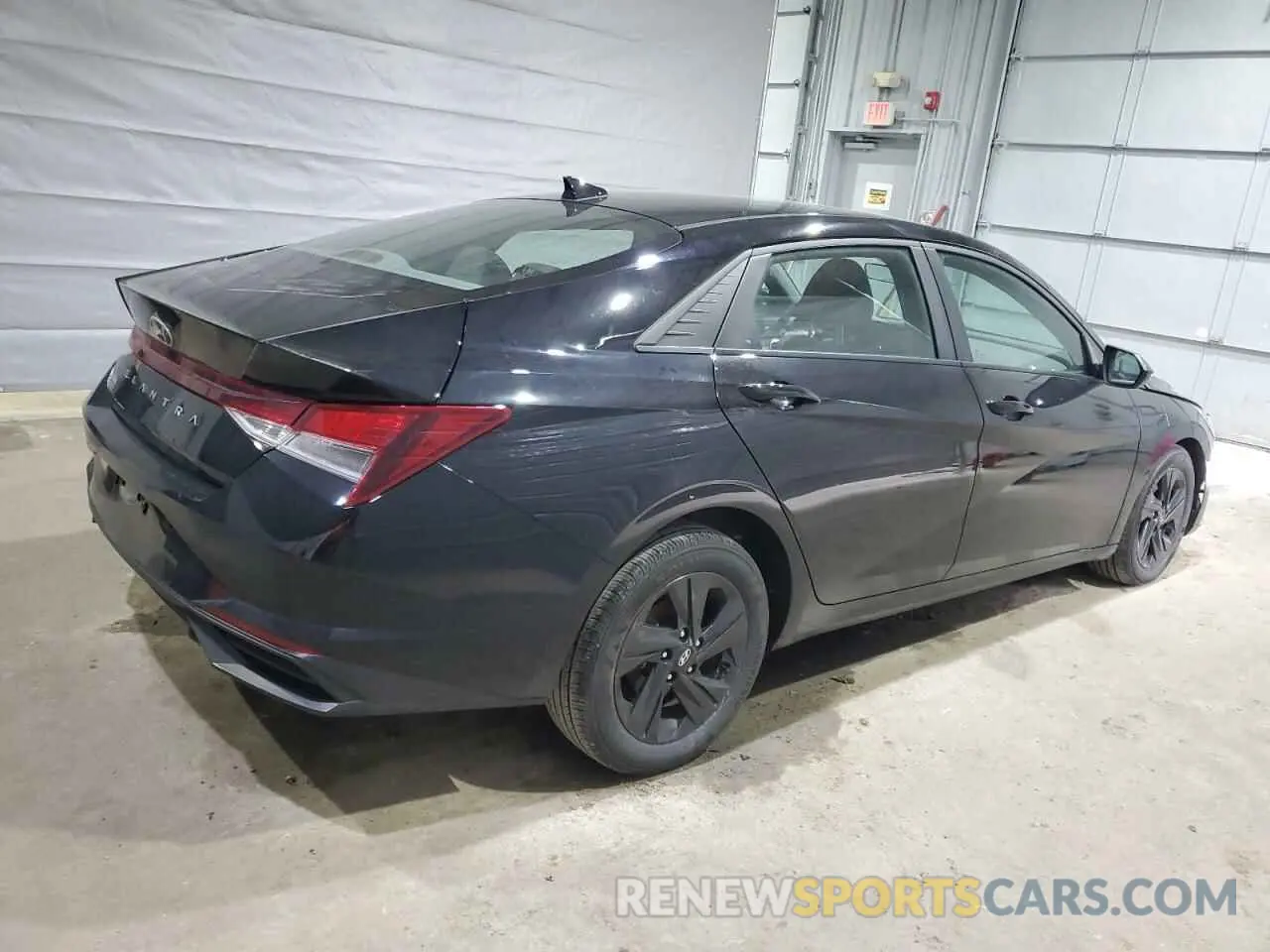3 Photograph of a damaged car KMHLM4AGXNU345522 HYUNDAI ELANTRA 2022