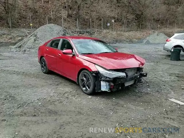 13 Photograph of a damaged car KMHLM4AGXNU348825 HYUNDAI ELANTRA 2022