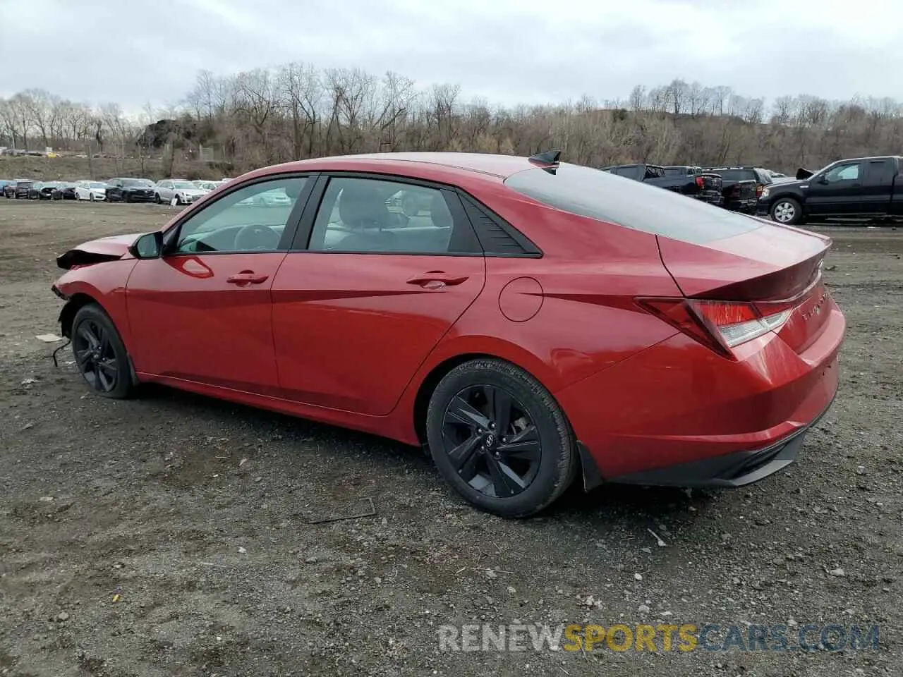 2 Photograph of a damaged car KMHLM4AGXNU348825 HYUNDAI ELANTRA 2022
