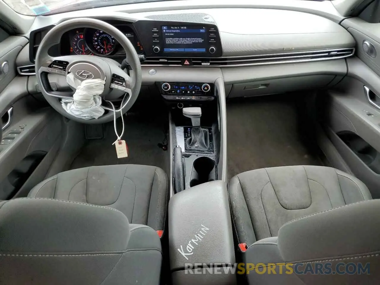 8 Photograph of a damaged car KMHLM4AGXNU348825 HYUNDAI ELANTRA 2022