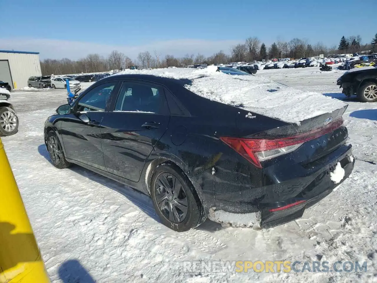 2 Photograph of a damaged car KMHLM4AJ1NU013268 HYUNDAI ELANTRA 2022