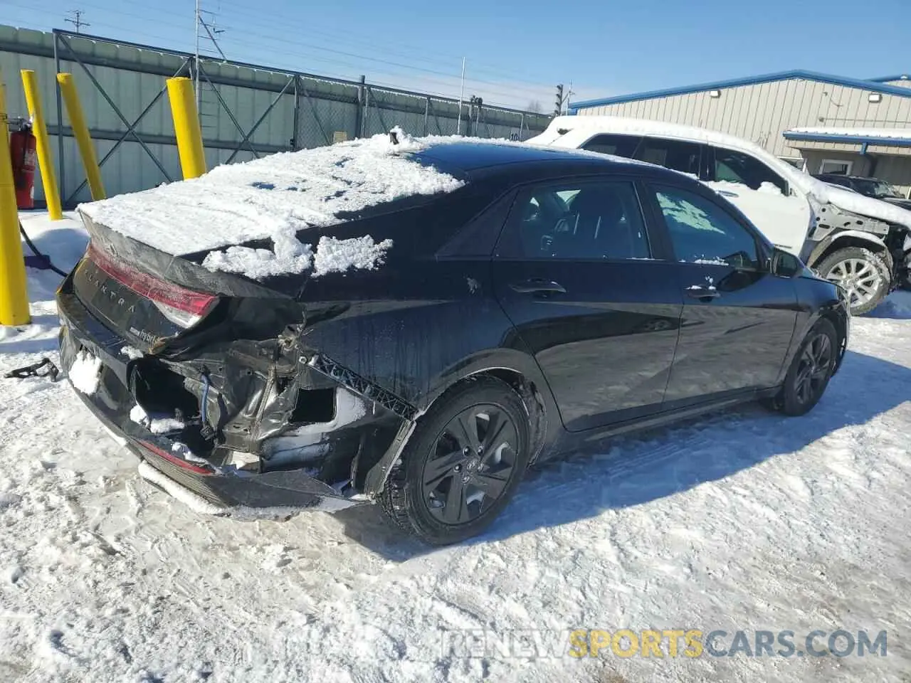 3 Photograph of a damaged car KMHLM4AJ1NU013268 HYUNDAI ELANTRA 2022