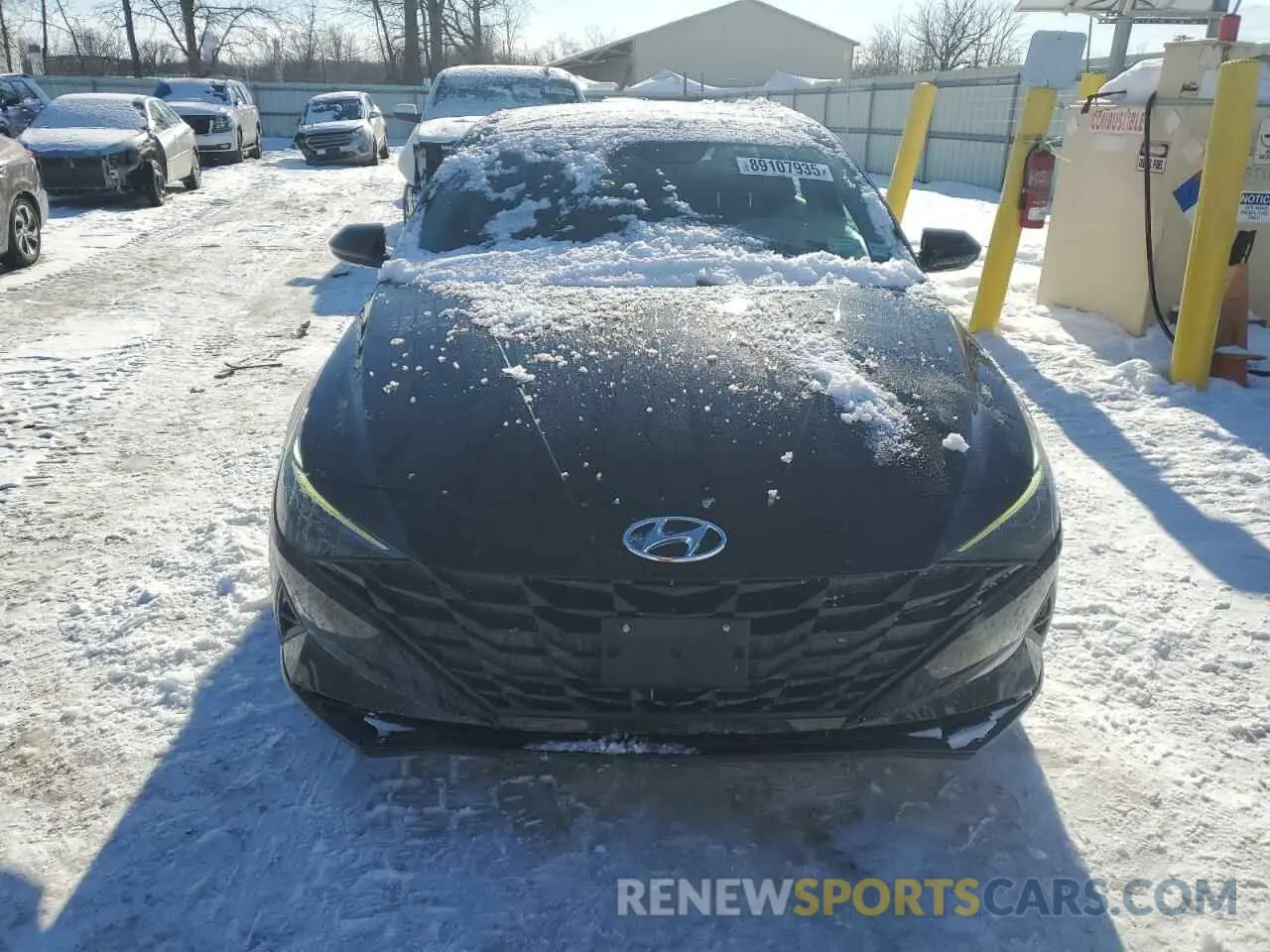 5 Photograph of a damaged car KMHLM4AJ1NU013268 HYUNDAI ELANTRA 2022