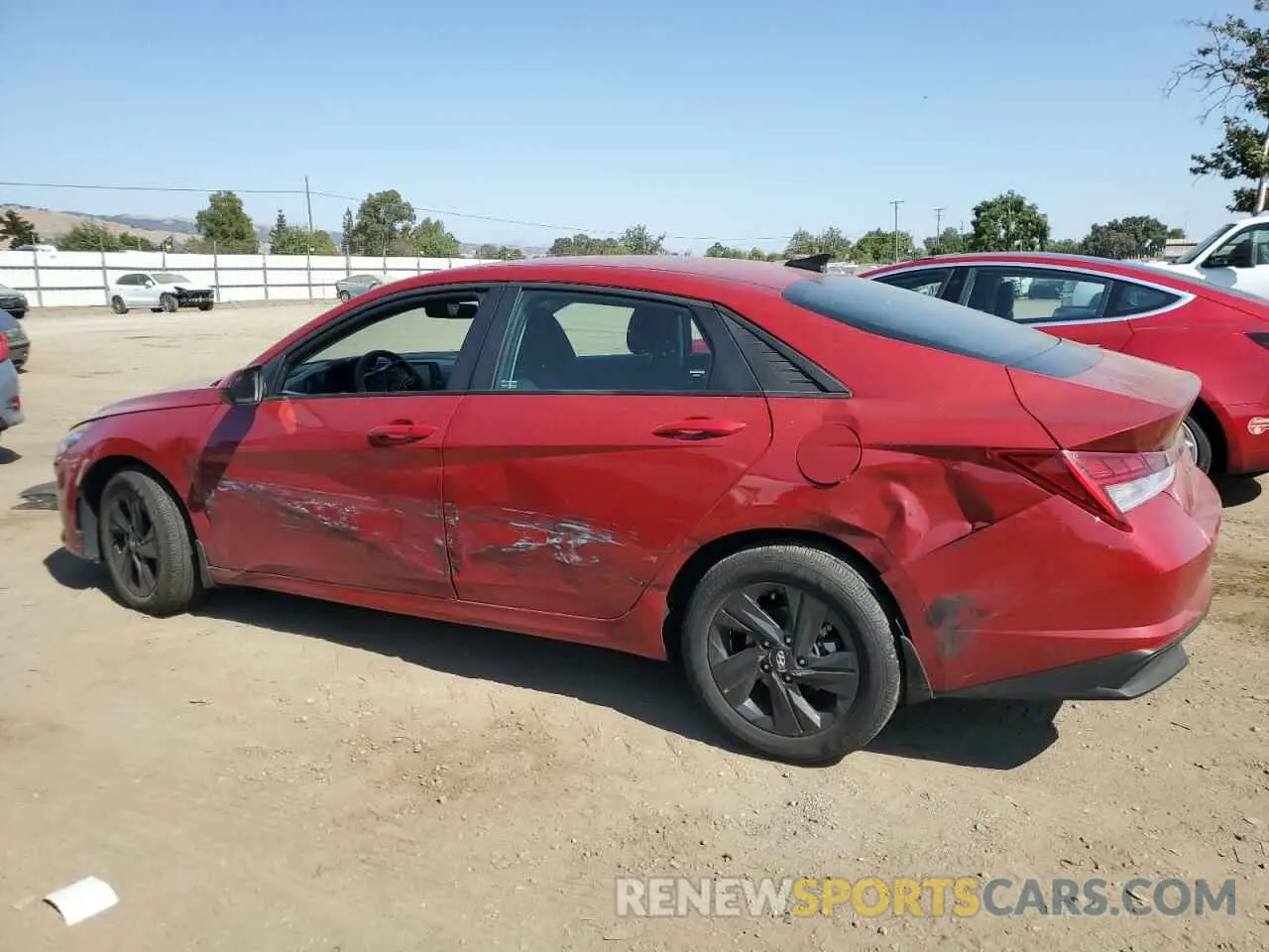 2 Photograph of a damaged car KMHLM4AJ3NU031786 HYUNDAI ELANTRA 2022