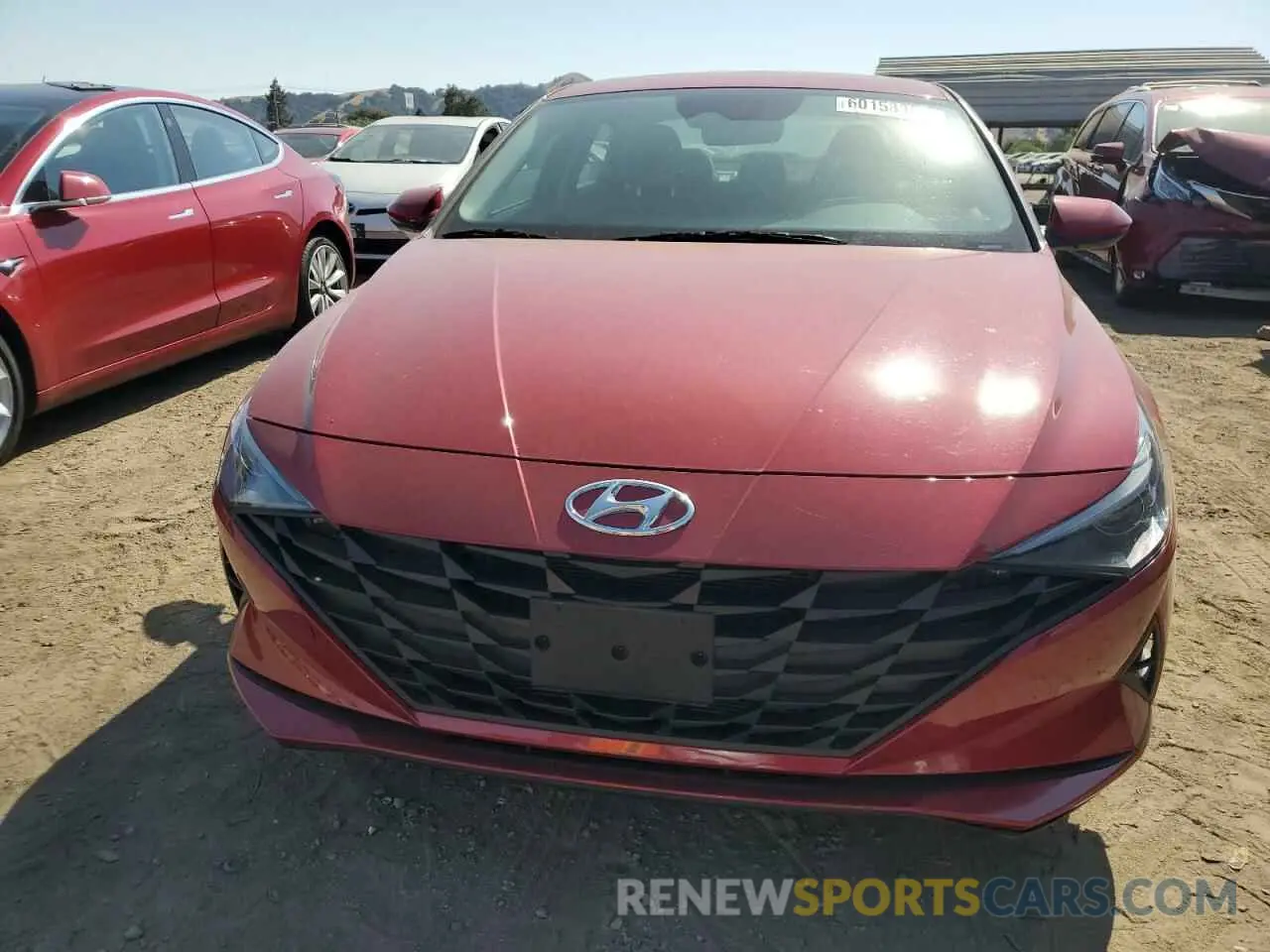 5 Photograph of a damaged car KMHLM4AJ3NU031786 HYUNDAI ELANTRA 2022