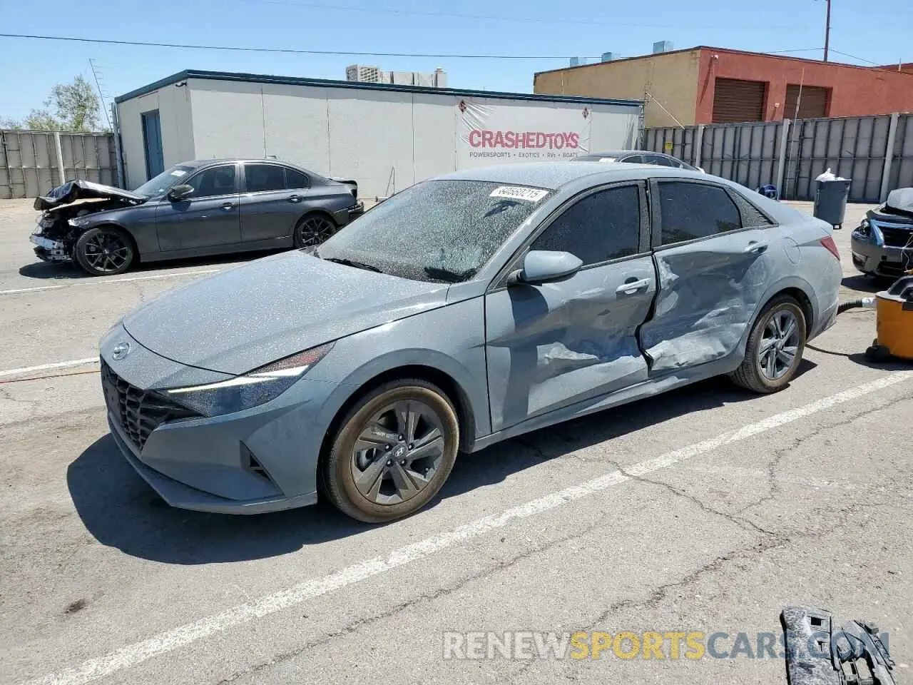 1 Photograph of a damaged car KMHLM4AJ4NU028623 HYUNDAI ELANTRA 2022