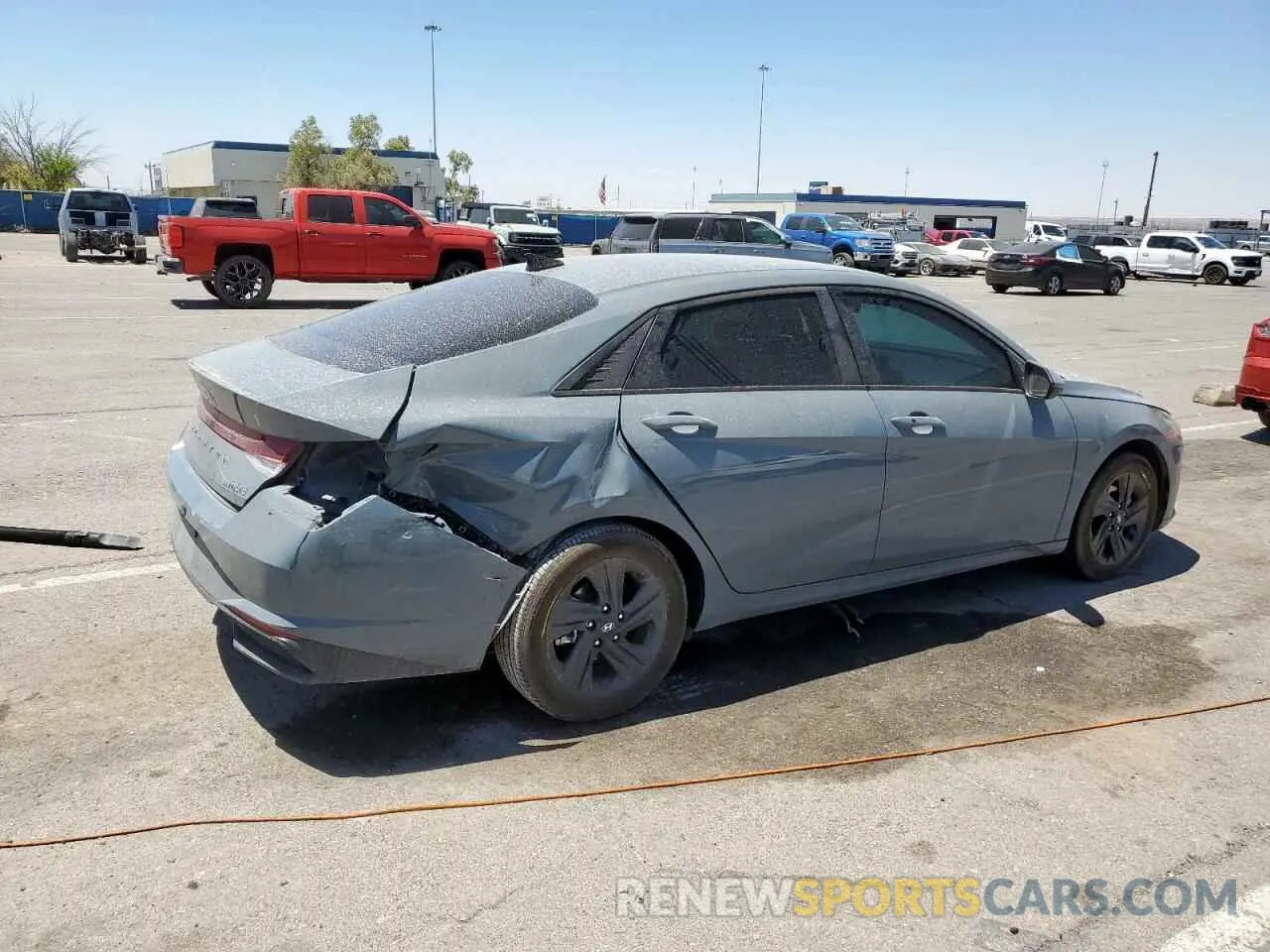 3 Photograph of a damaged car KMHLM4AJ4NU028623 HYUNDAI ELANTRA 2022