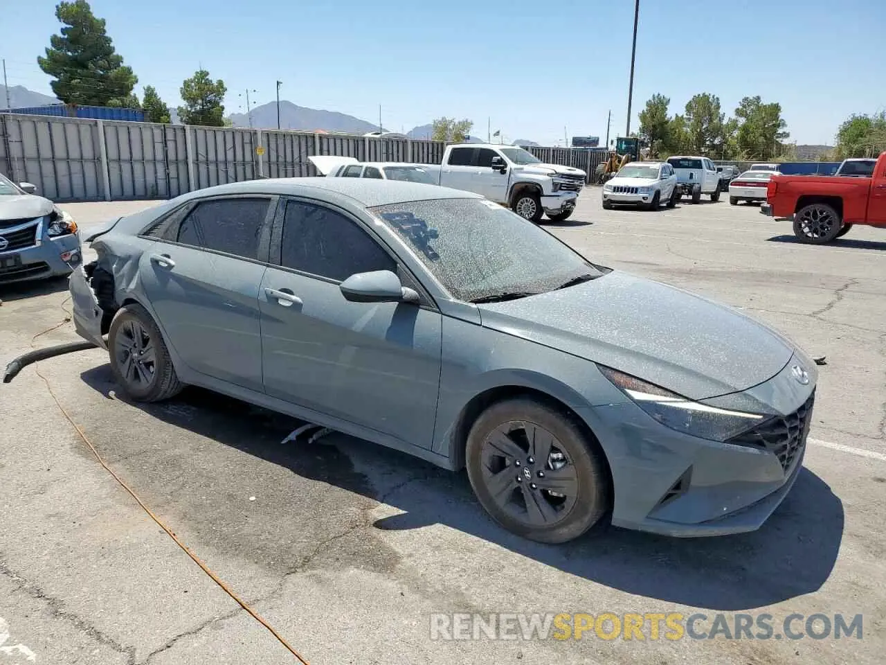 4 Photograph of a damaged car KMHLM4AJ4NU028623 HYUNDAI ELANTRA 2022