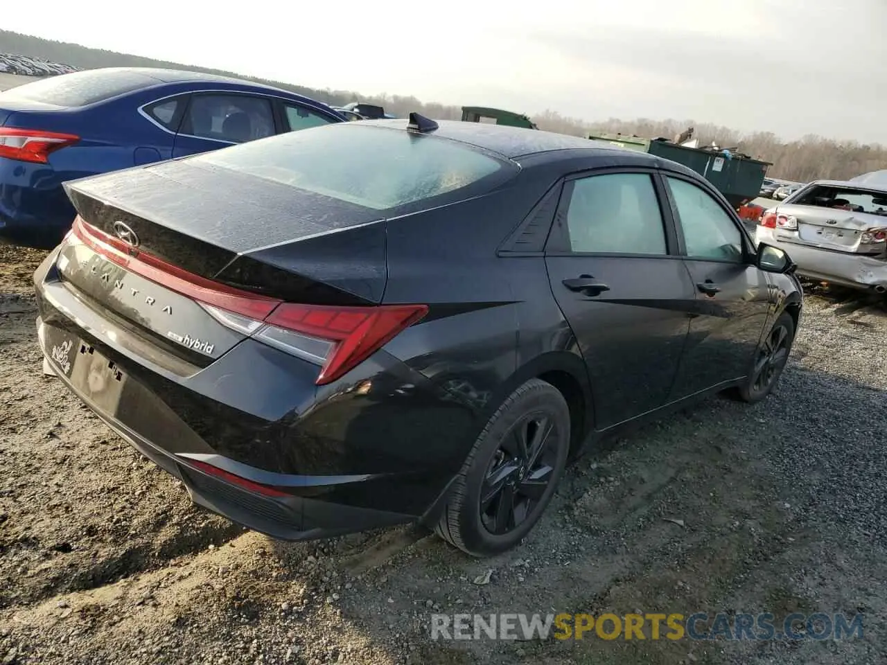 3 Photograph of a damaged car KMHLM4AJ6NU031765 HYUNDAI ELANTRA 2022