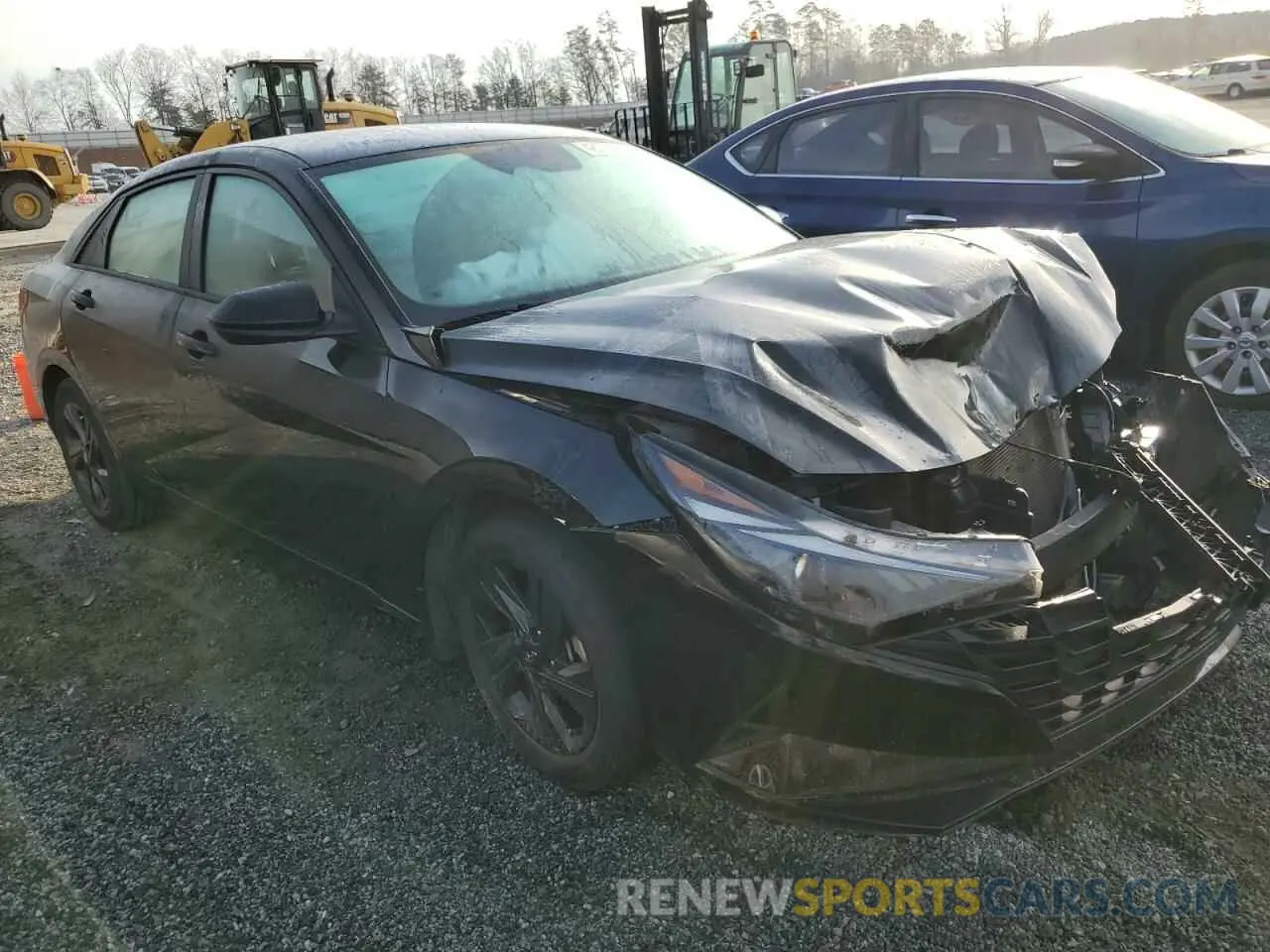 4 Photograph of a damaged car KMHLM4AJ6NU031765 HYUNDAI ELANTRA 2022