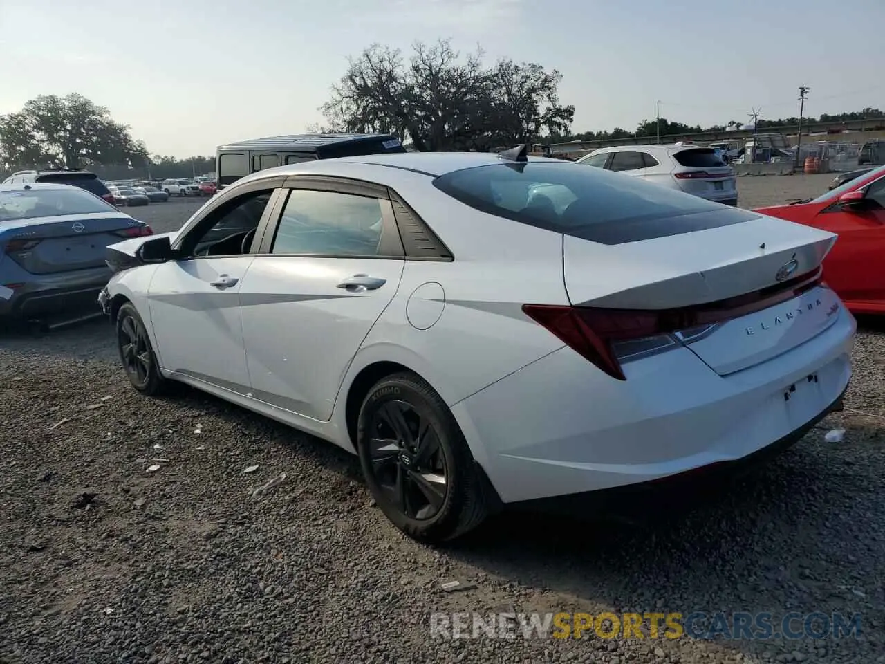 2 Photograph of a damaged car KMHLM4AJXNU023944 HYUNDAI ELANTRA 2022