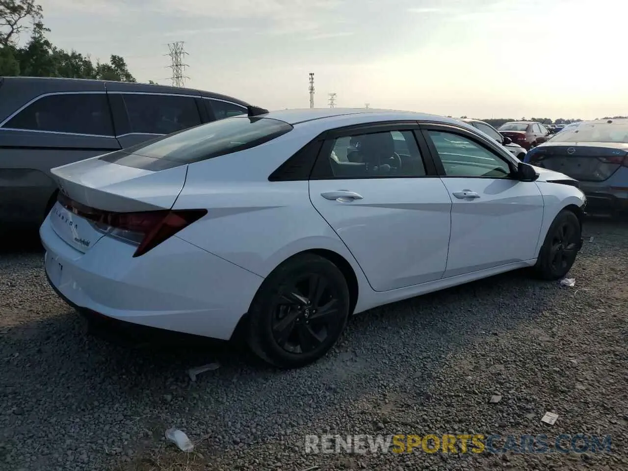 3 Photograph of a damaged car KMHLM4AJXNU023944 HYUNDAI ELANTRA 2022