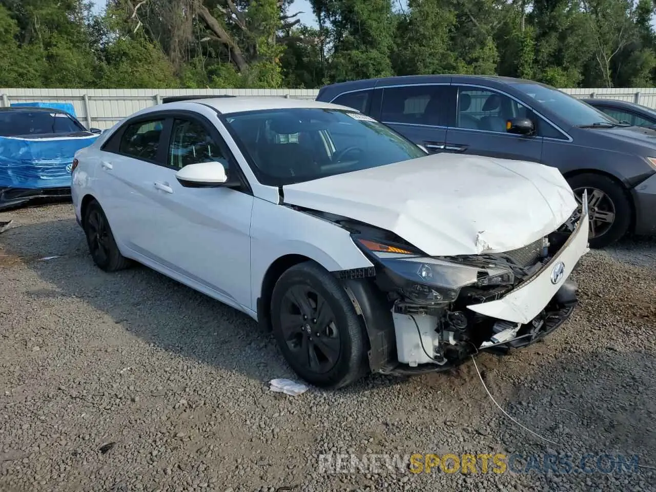 4 Photograph of a damaged car KMHLM4AJXNU023944 HYUNDAI ELANTRA 2022