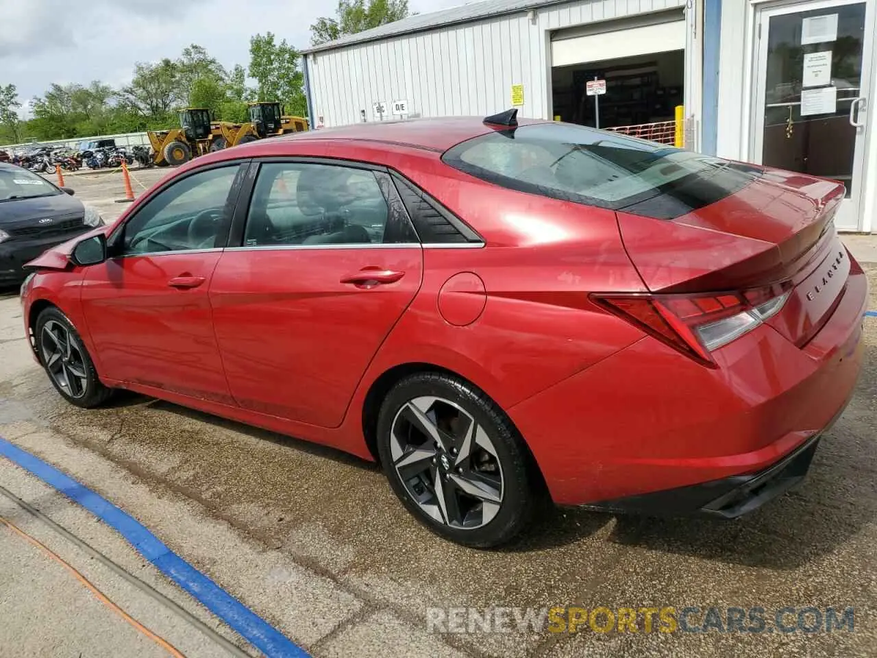 2 Photograph of a damaged car KMHLN4AG0NU337507 HYUNDAI ELANTRA 2022