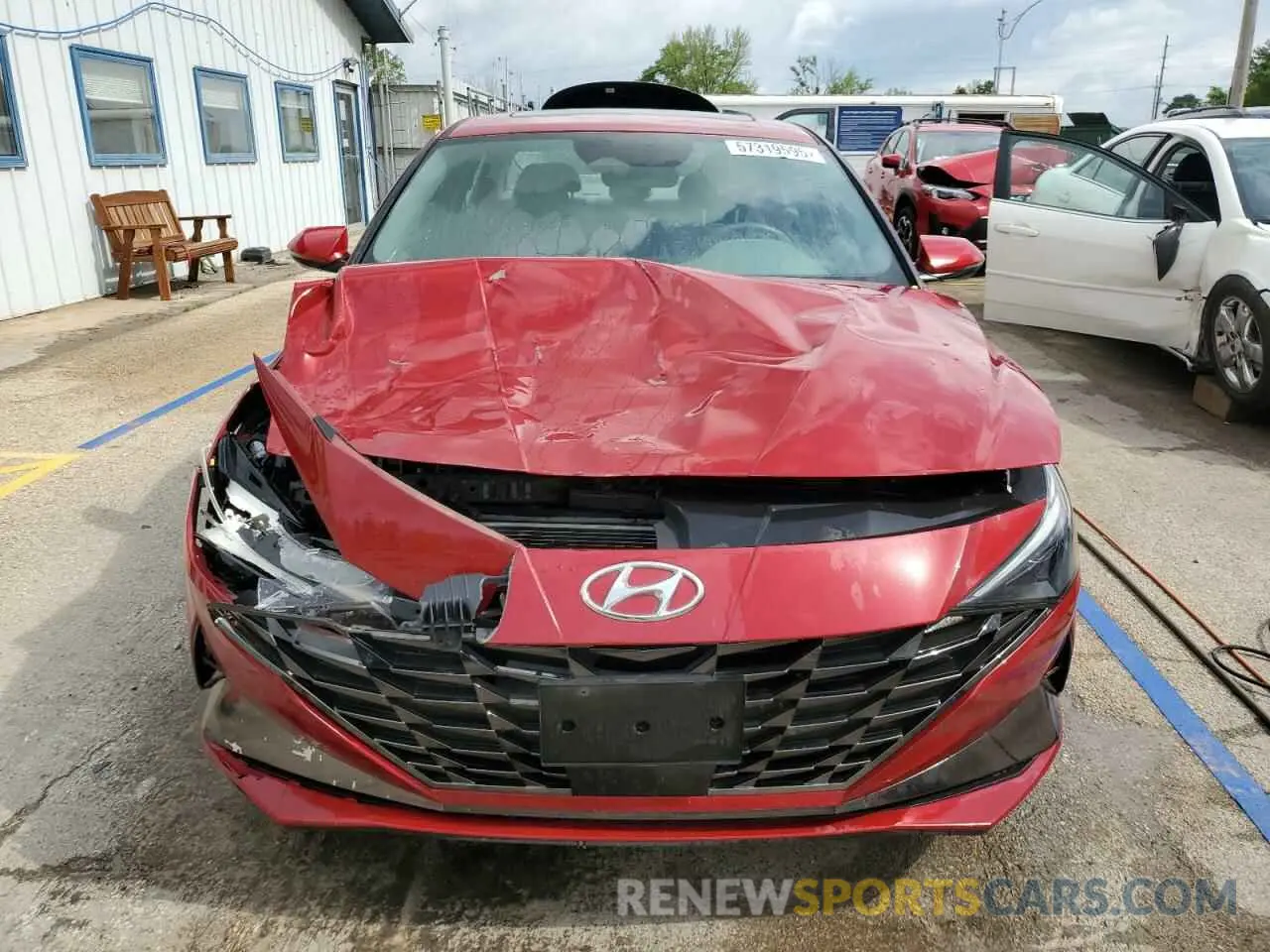 5 Photograph of a damaged car KMHLN4AG0NU337507 HYUNDAI ELANTRA 2022