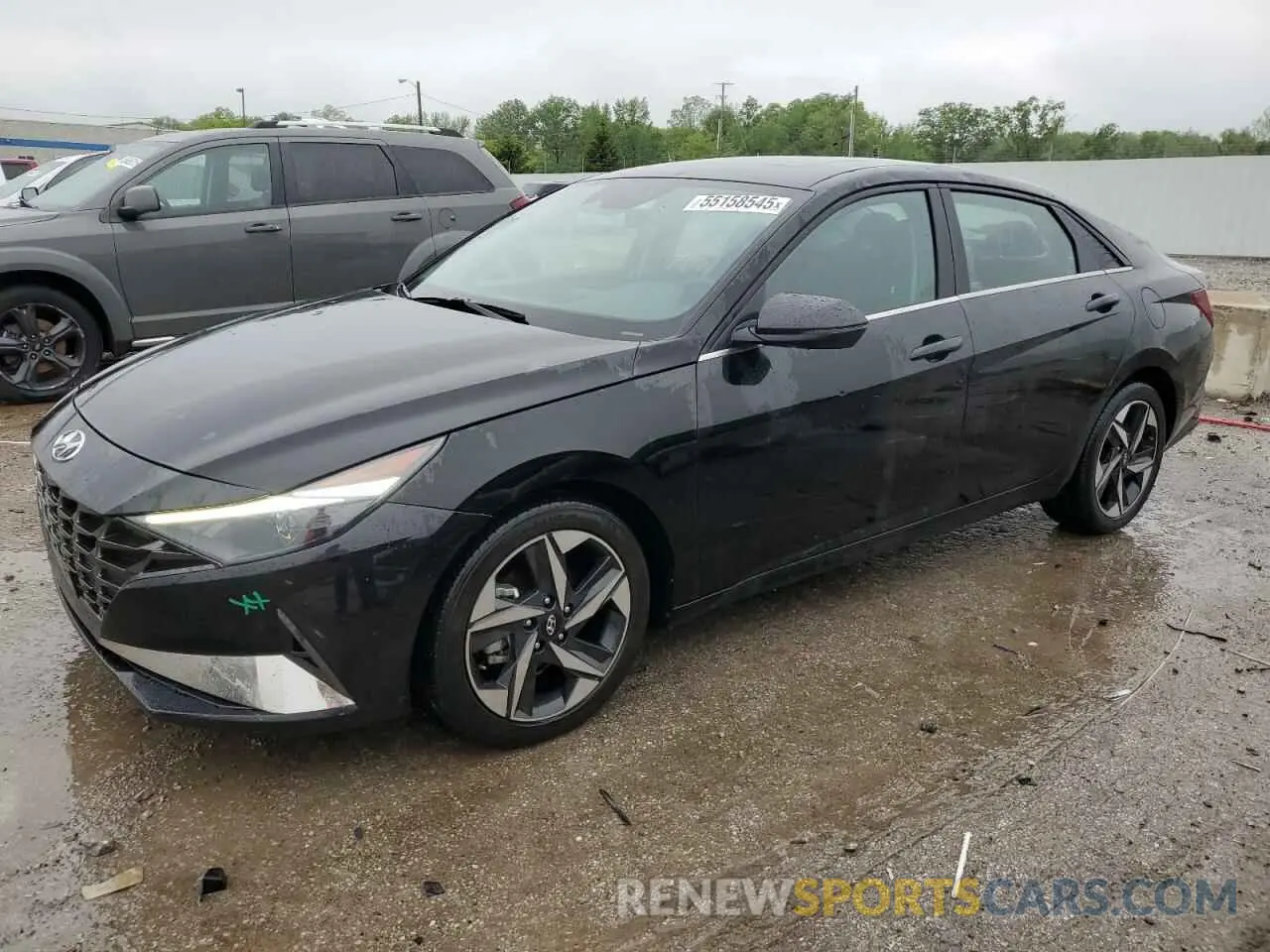 1 Photograph of a damaged car KMHLN4AG0NU340214 HYUNDAI ELANTRA 2022