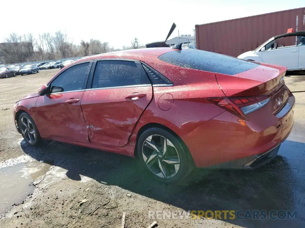 2 Photograph of a damaged car KMHLN4AG0NU350080 HYUNDAI ELANTRA 2022
