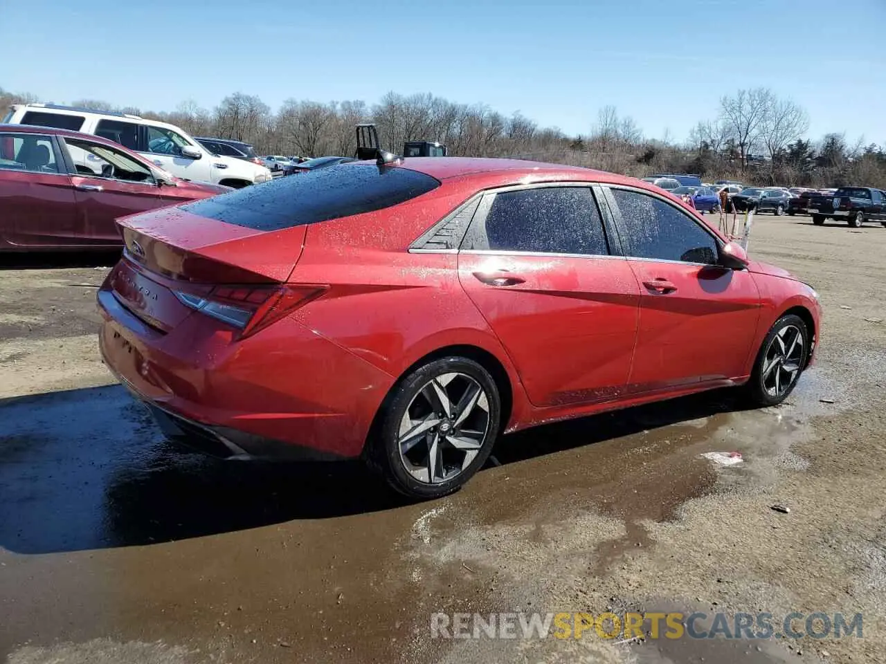 3 Photograph of a damaged car KMHLN4AG0NU350080 HYUNDAI ELANTRA 2022