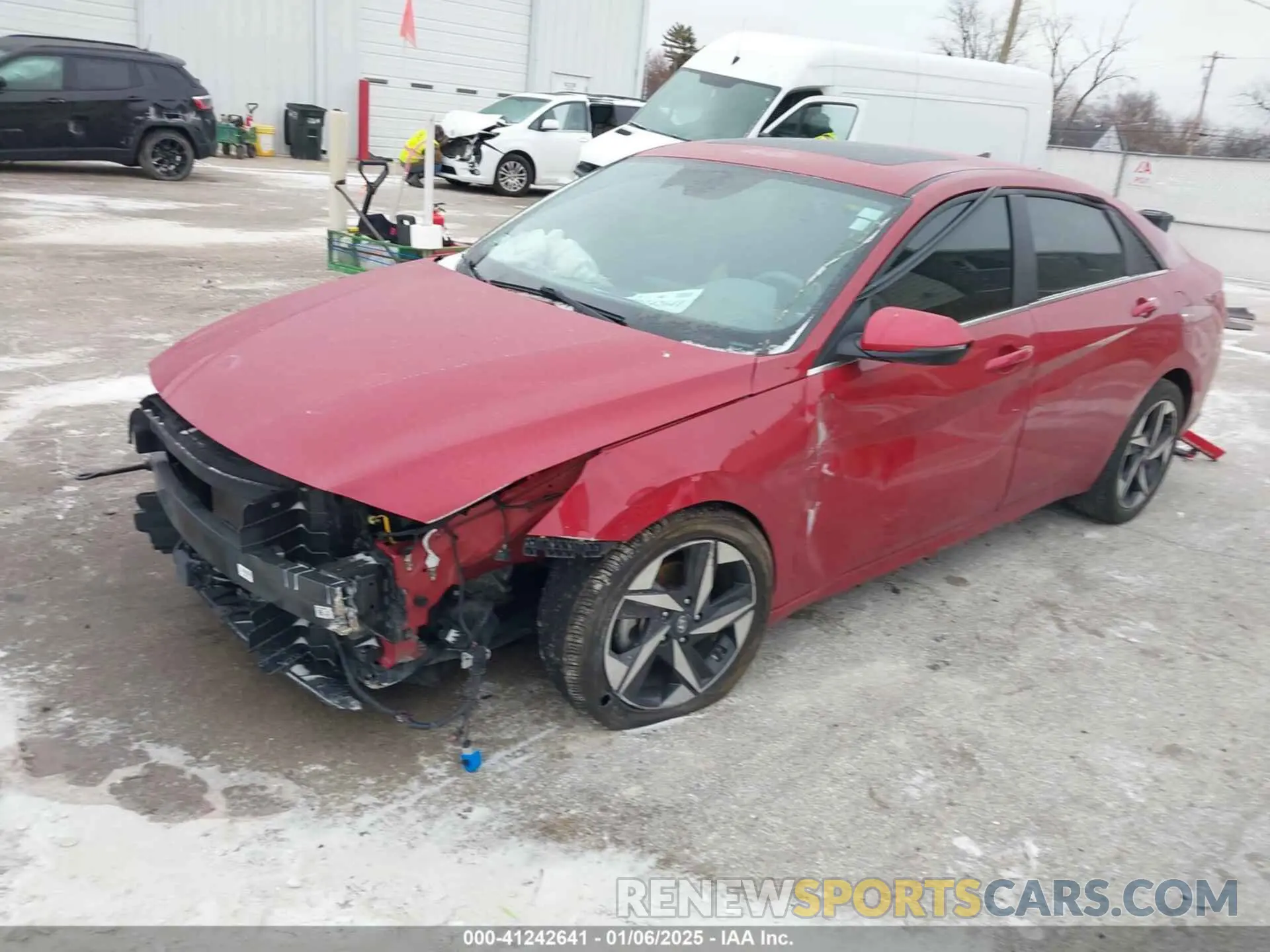 2 Photograph of a damaged car KMHLN4AG1NU300174 HYUNDAI ELANTRA 2022