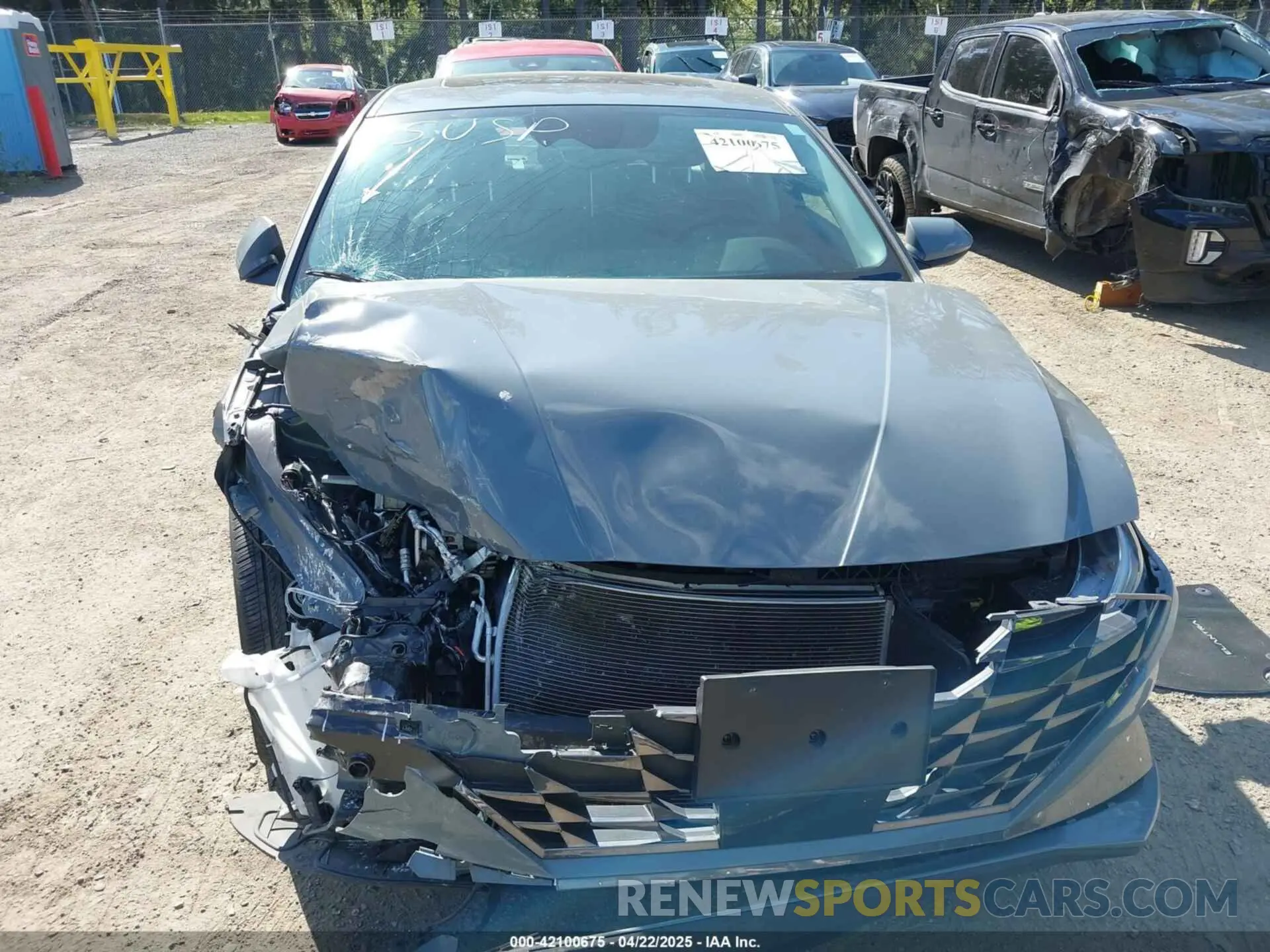 12 Photograph of a damaged car KMHLN4AG2NU288164 HYUNDAI ELANTRA 2022