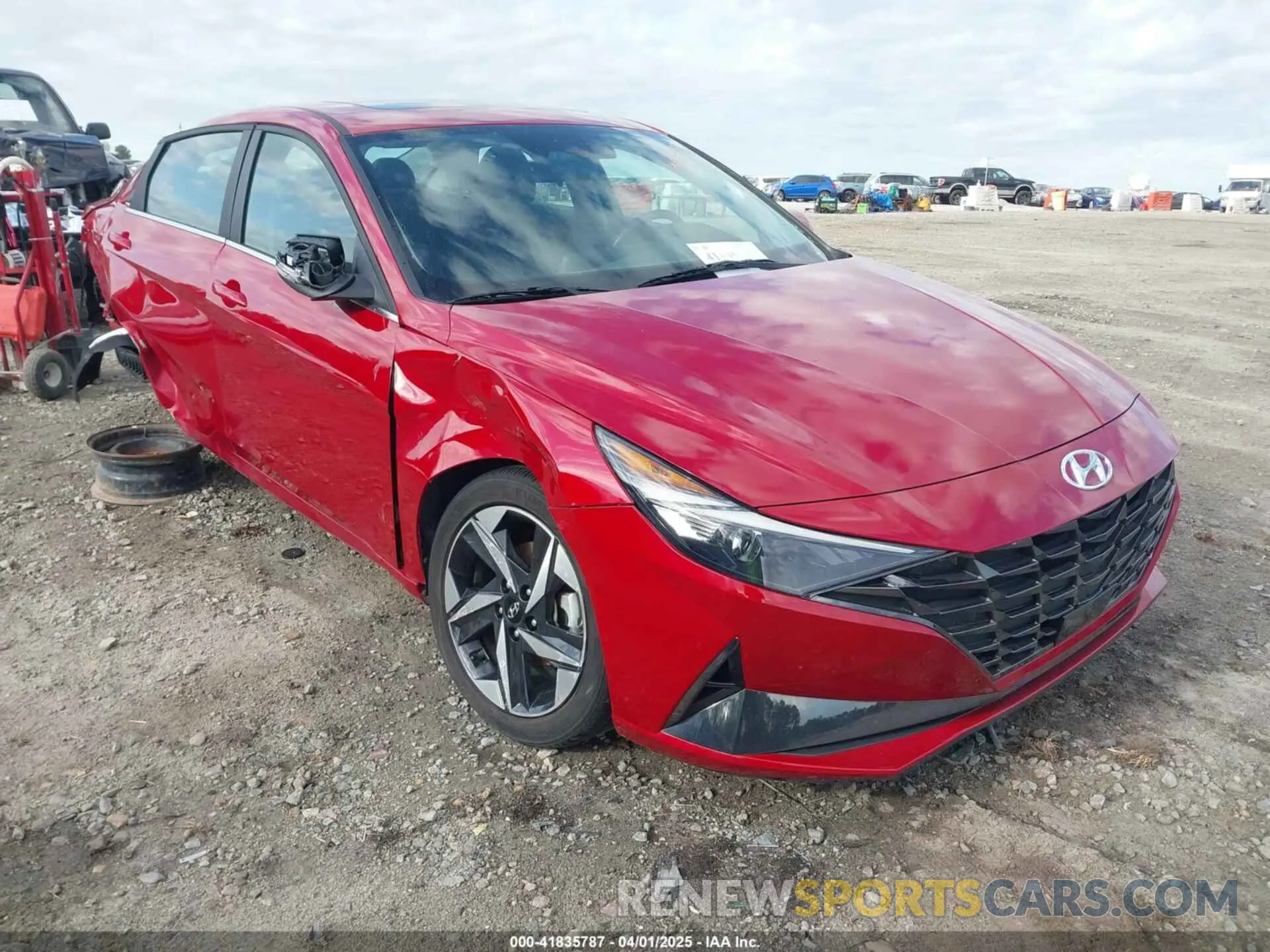 1 Photograph of a damaged car KMHLN4AG3NU366905 HYUNDAI ELANTRA 2022