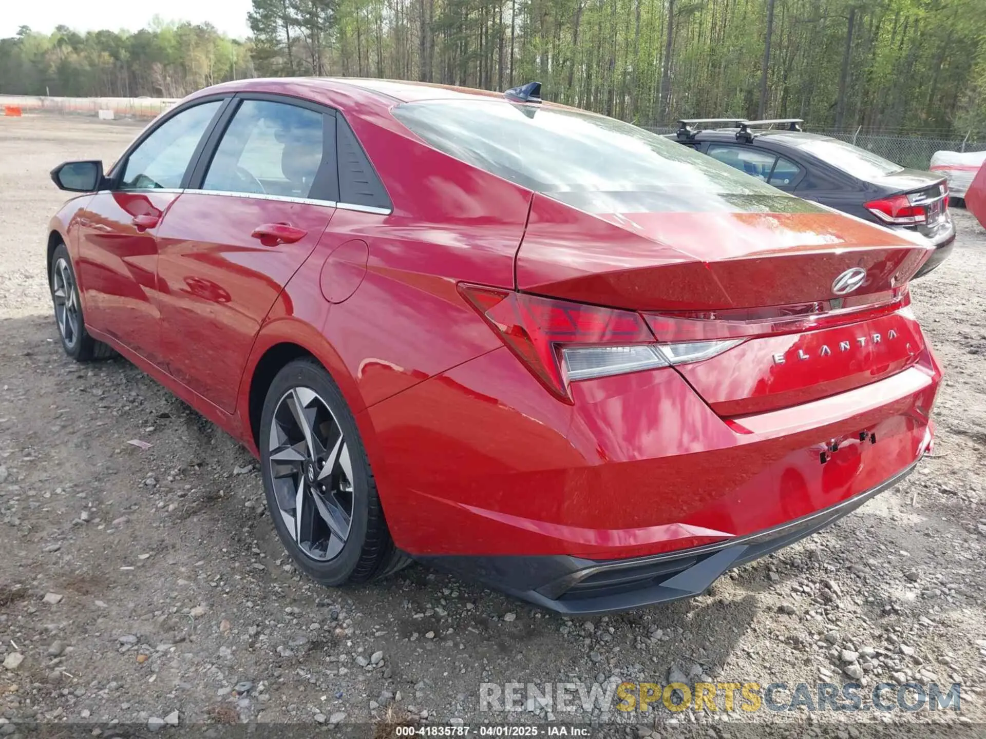 3 Photograph of a damaged car KMHLN4AG3NU366905 HYUNDAI ELANTRA 2022