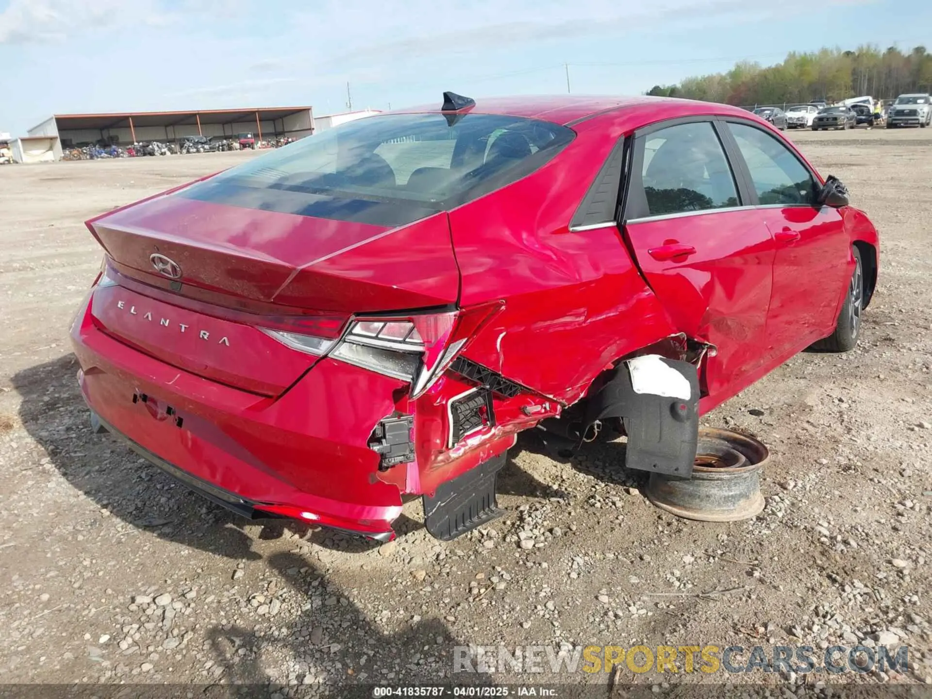 4 Photograph of a damaged car KMHLN4AG3NU366905 HYUNDAI ELANTRA 2022