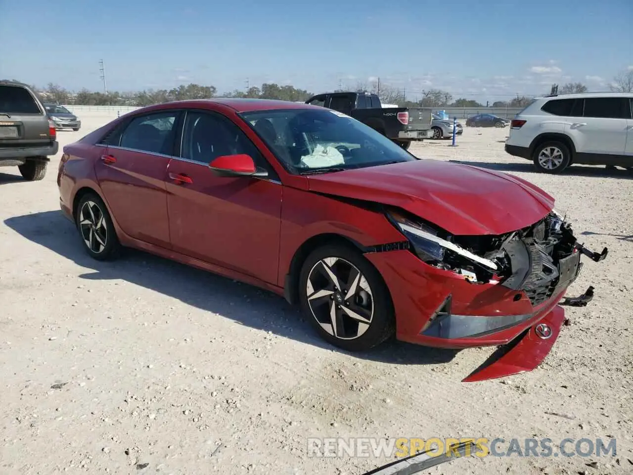 4 Photograph of a damaged car KMHLN4AG4NU363821 HYUNDAI ELANTRA 2022