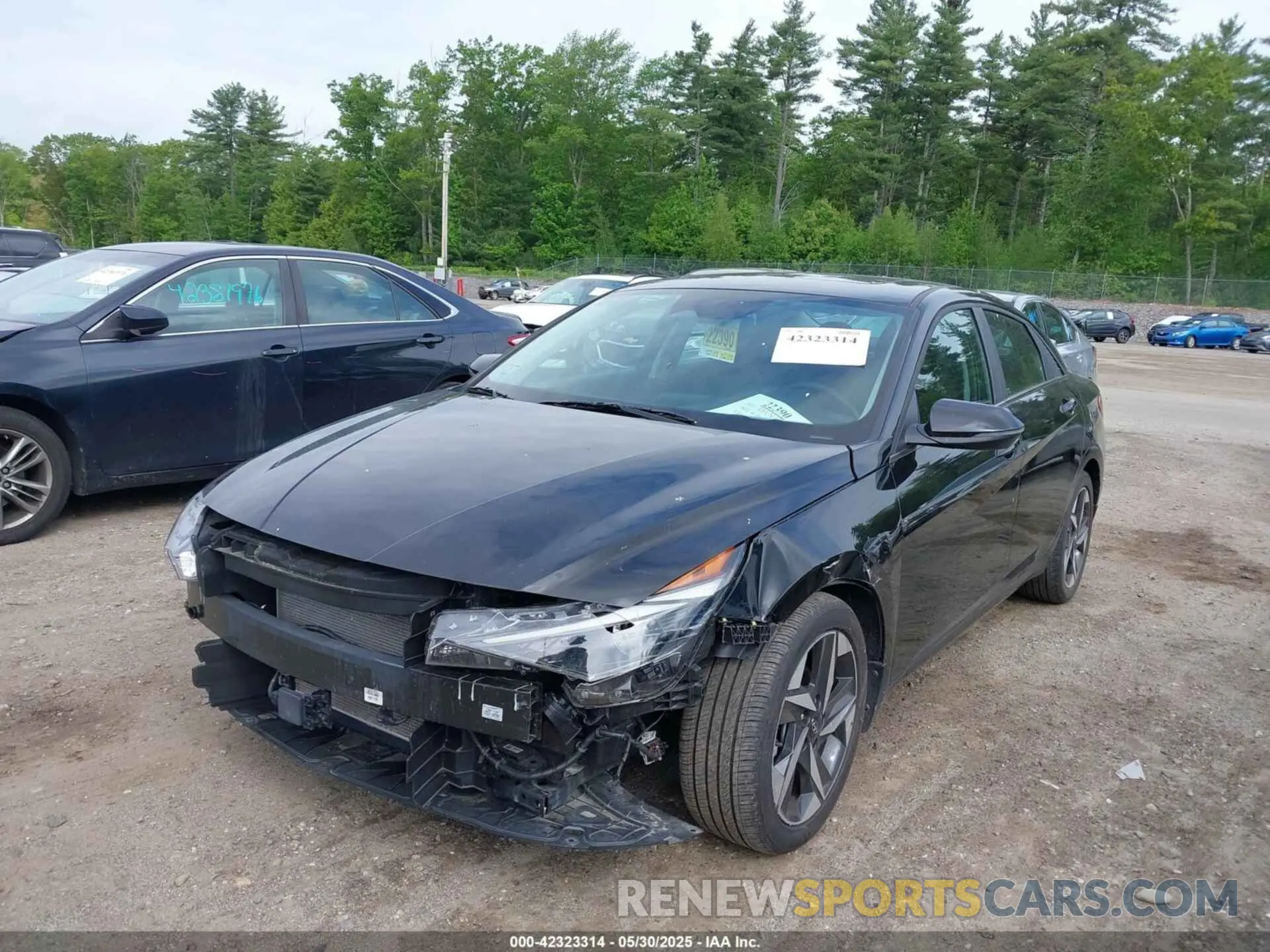 2 Photograph of a damaged car KMHLN4AG5NU354481 HYUNDAI ELANTRA 2022