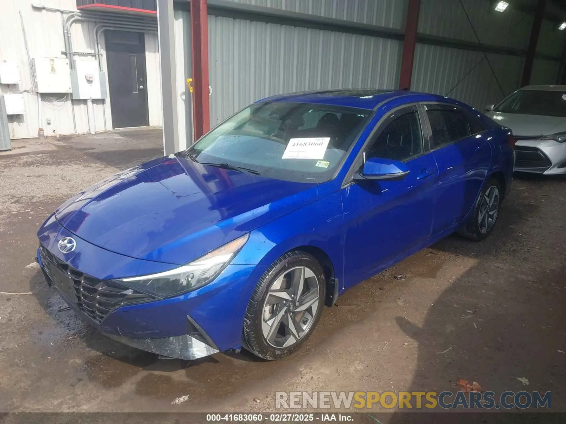 2 Photograph of a damaged car KMHLN4AG5NU354612 HYUNDAI ELANTRA 2022