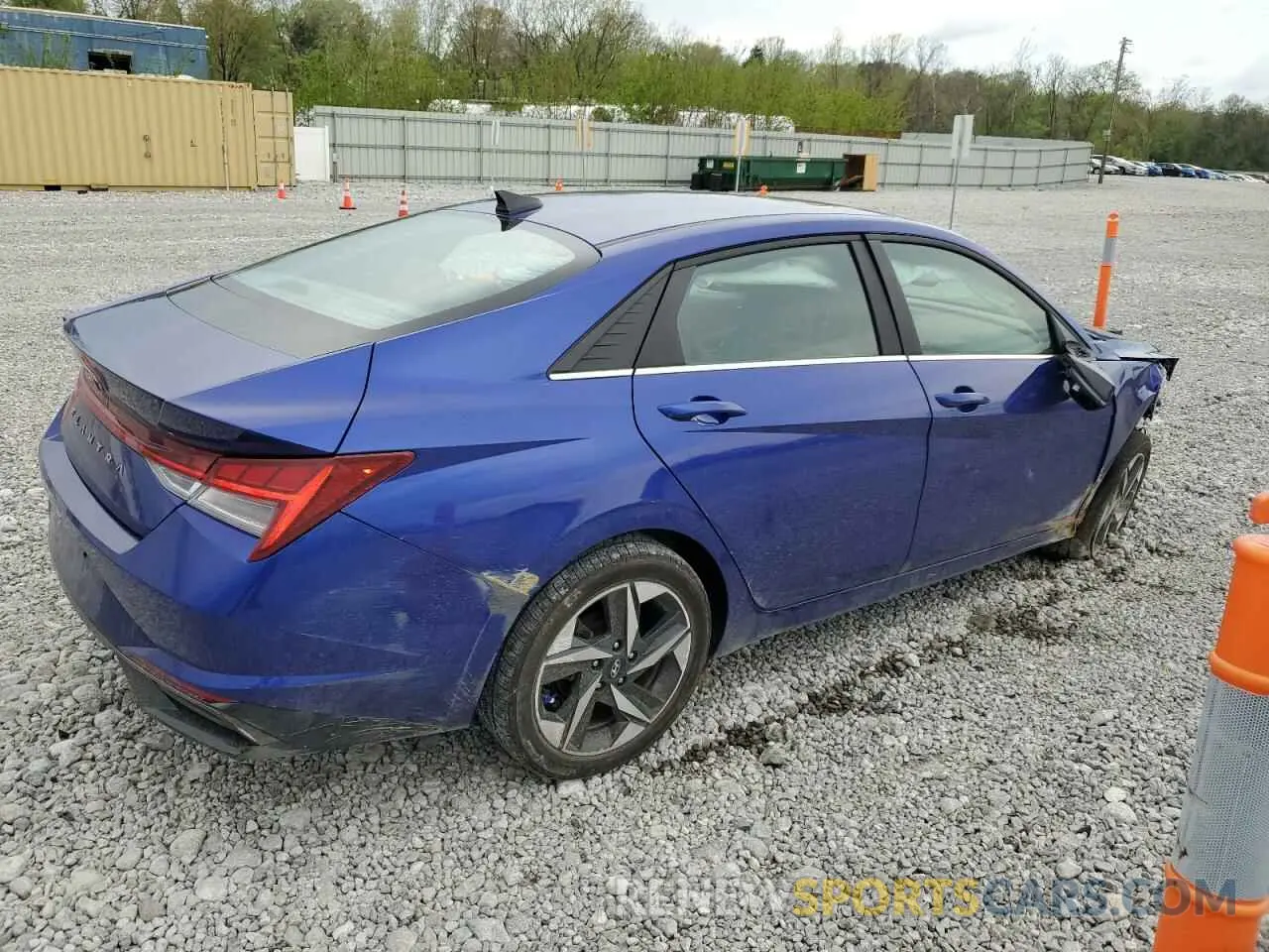 3 Photograph of a damaged car KMHLN4AG6NU331243 HYUNDAI ELANTRA 2022