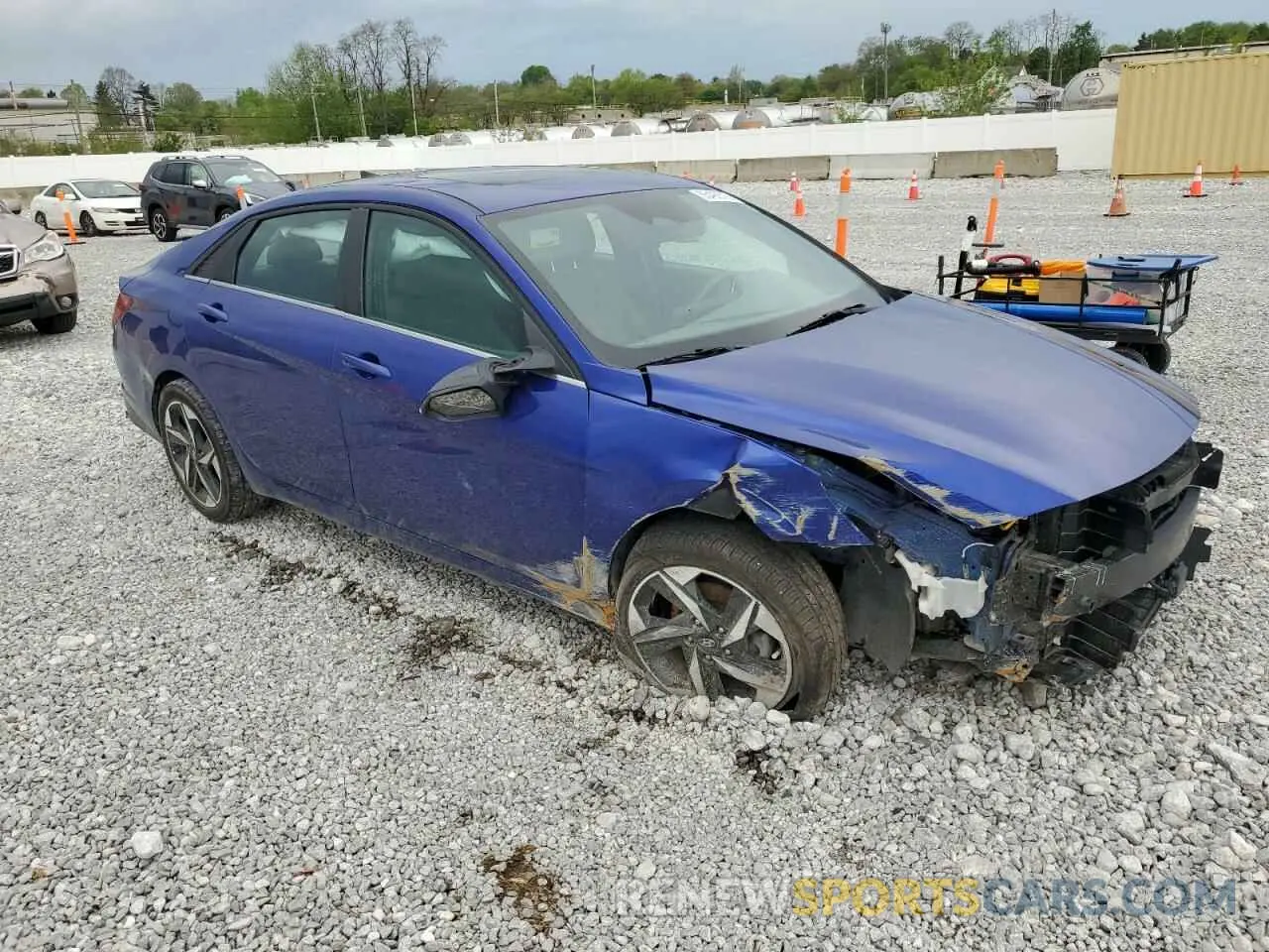 4 Photograph of a damaged car KMHLN4AG6NU331243 HYUNDAI ELANTRA 2022
