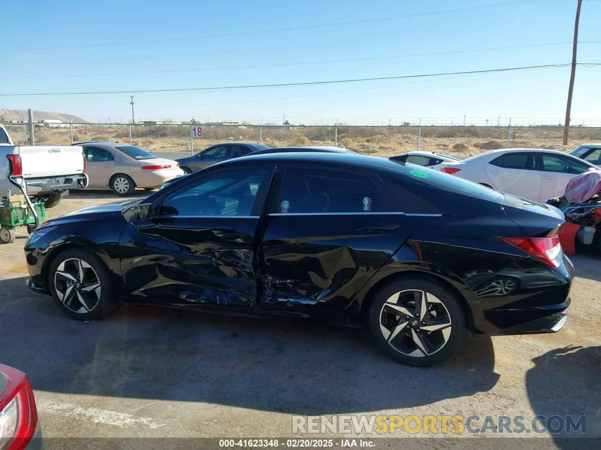 13 Photograph of a damaged car KMHLN4AG6NU338855 HYUNDAI ELANTRA 2022