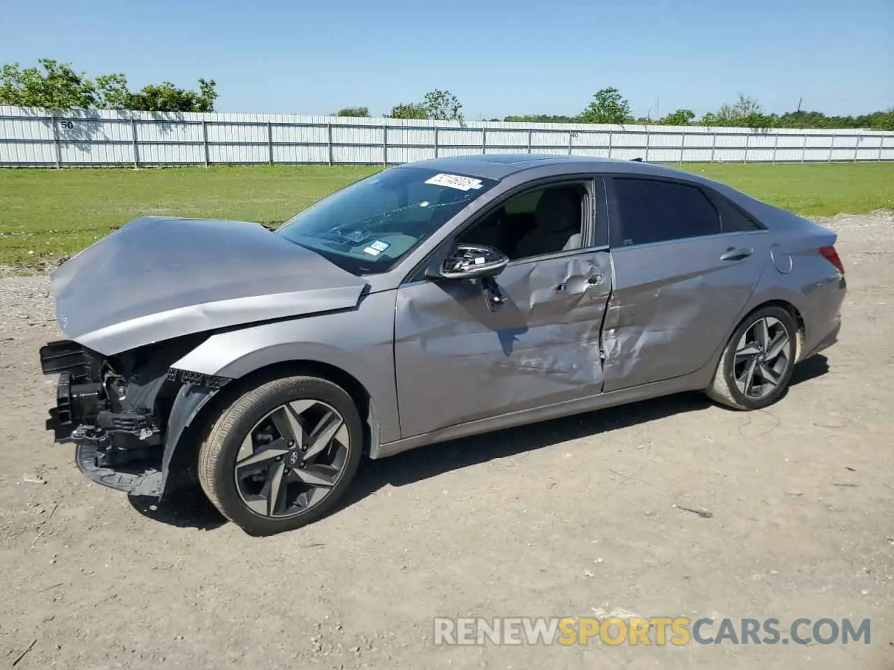 1 Photograph of a damaged car KMHLN4AG6NU359804 HYUNDAI ELANTRA 2022