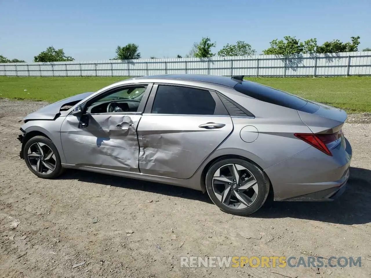 2 Photograph of a damaged car KMHLN4AG6NU359804 HYUNDAI ELANTRA 2022