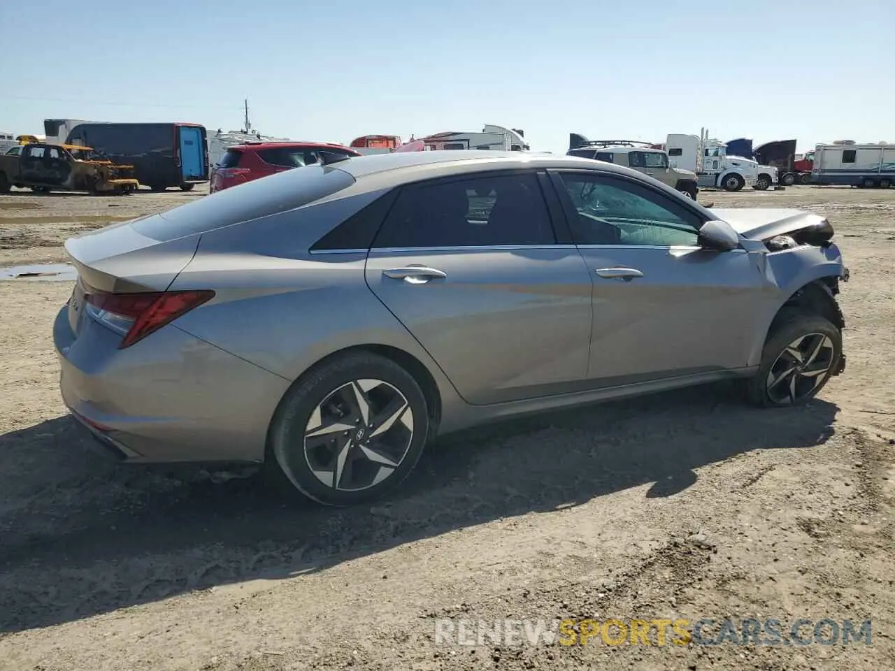 3 Photograph of a damaged car KMHLN4AG6NU359804 HYUNDAI ELANTRA 2022