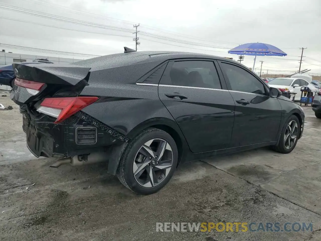 3 Photograph of a damaged car KMHLN4AG7NU245746 HYUNDAI ELANTRA 2022