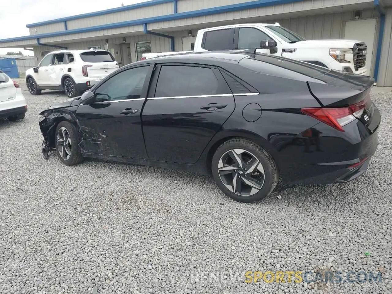 2 Photograph of a damaged car KMHLN4AG7NU337343 HYUNDAI ELANTRA 2022