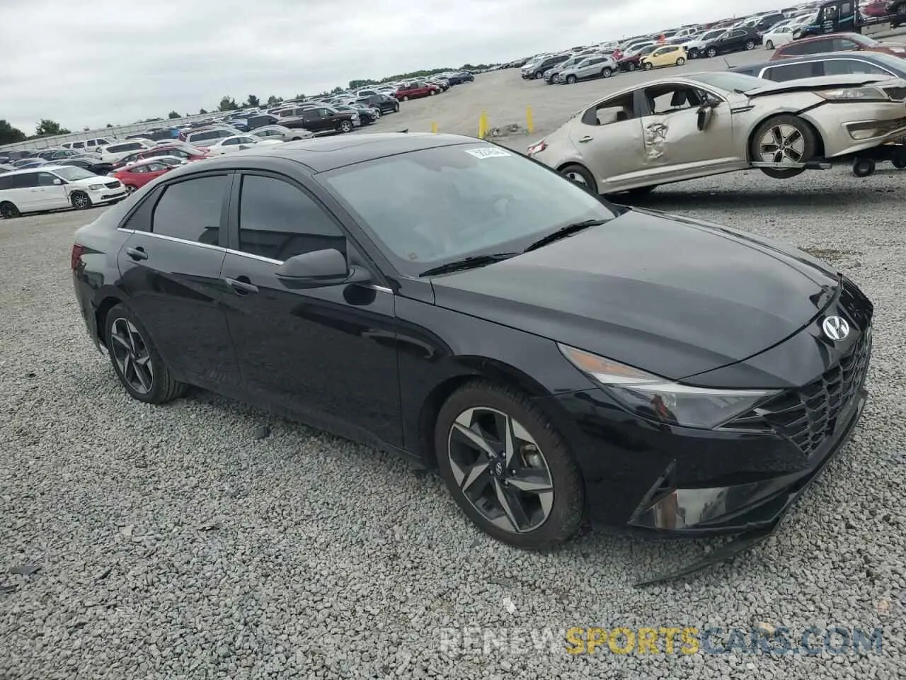 4 Photograph of a damaged car KMHLN4AG7NU337343 HYUNDAI ELANTRA 2022