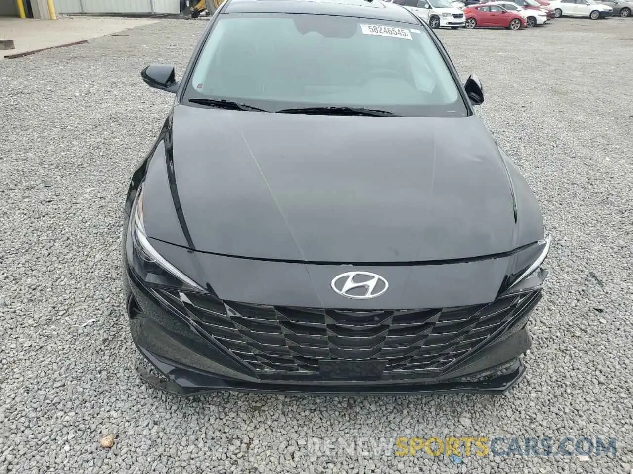 5 Photograph of a damaged car KMHLN4AG7NU337343 HYUNDAI ELANTRA 2022