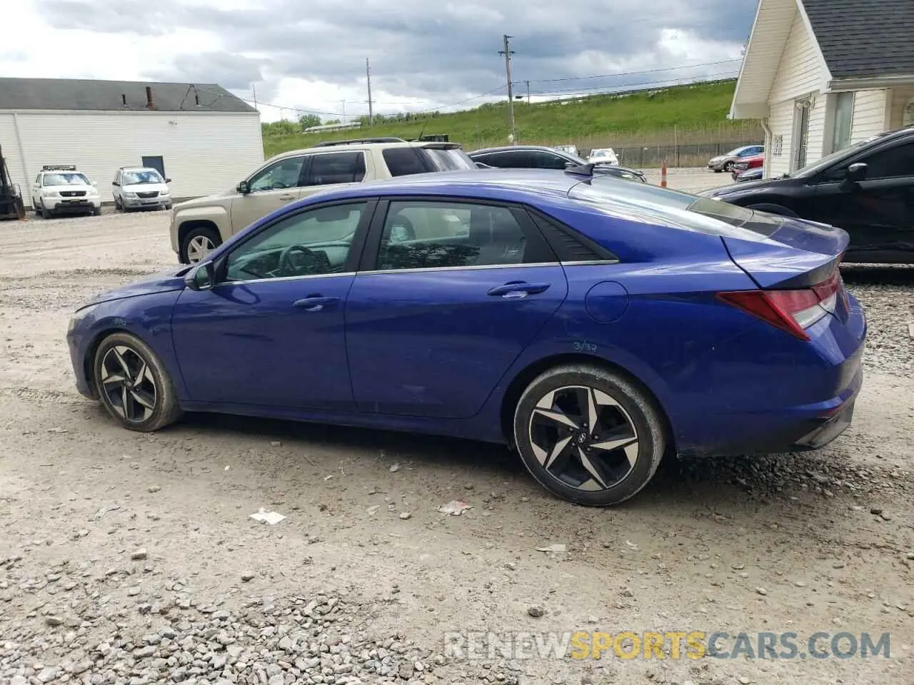 2 Photograph of a damaged car KMHLN4AG7NU341649 HYUNDAI ELANTRA 2022