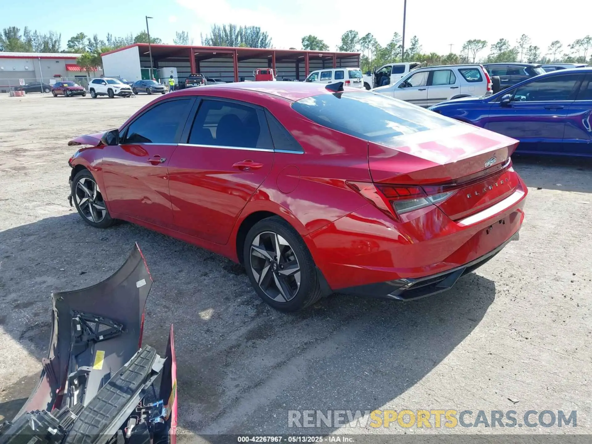 3 Photograph of a damaged car KMHLN4AG7NU342364 HYUNDAI ELANTRA 2022