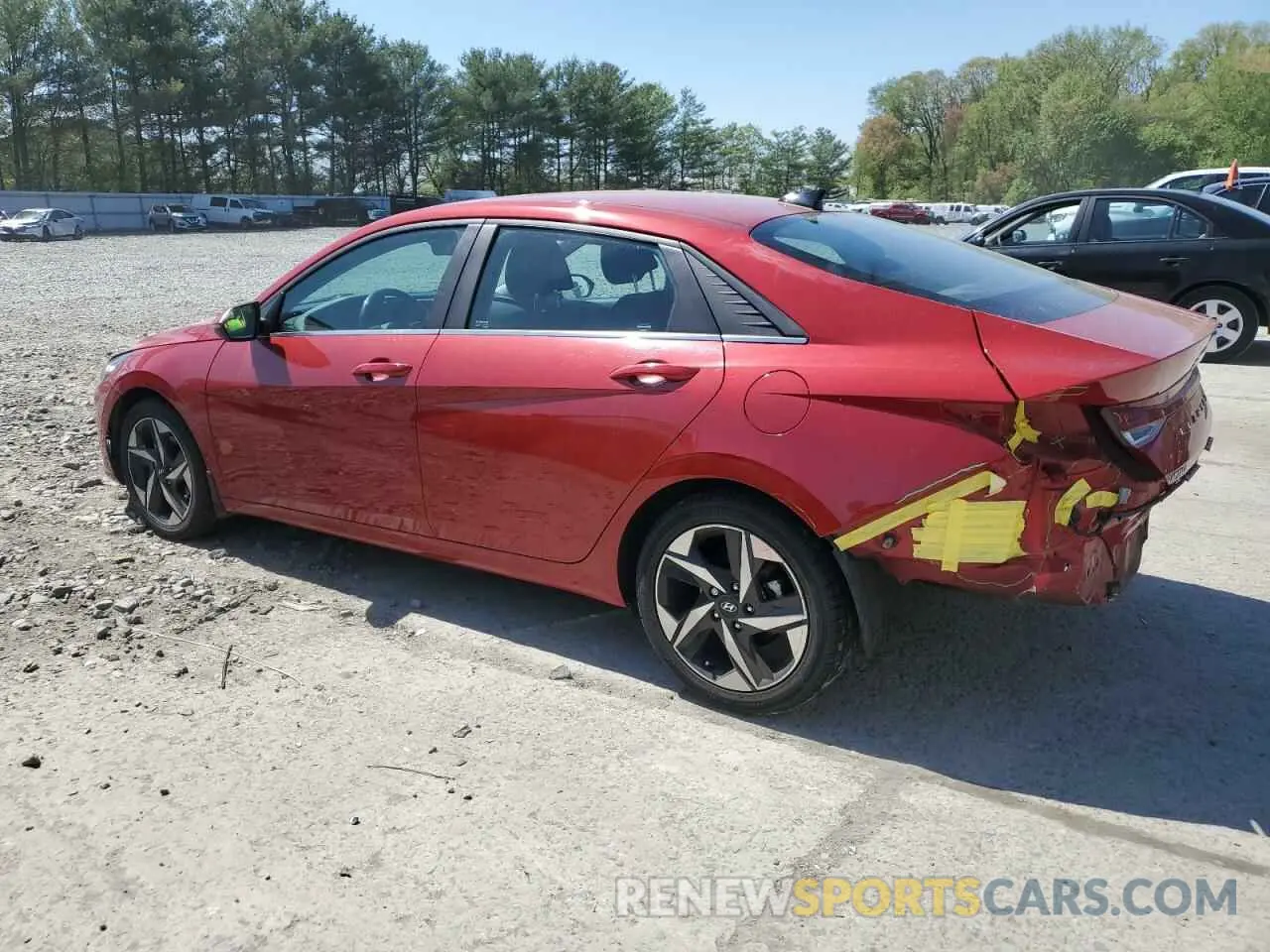 2 Photograph of a damaged car KMHLN4AG8NU340848 HYUNDAI ELANTRA 2022