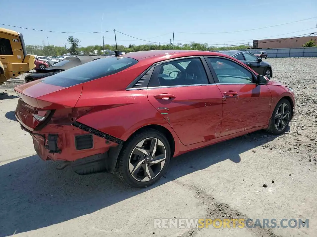 3 Photograph of a damaged car KMHLN4AG8NU340848 HYUNDAI ELANTRA 2022