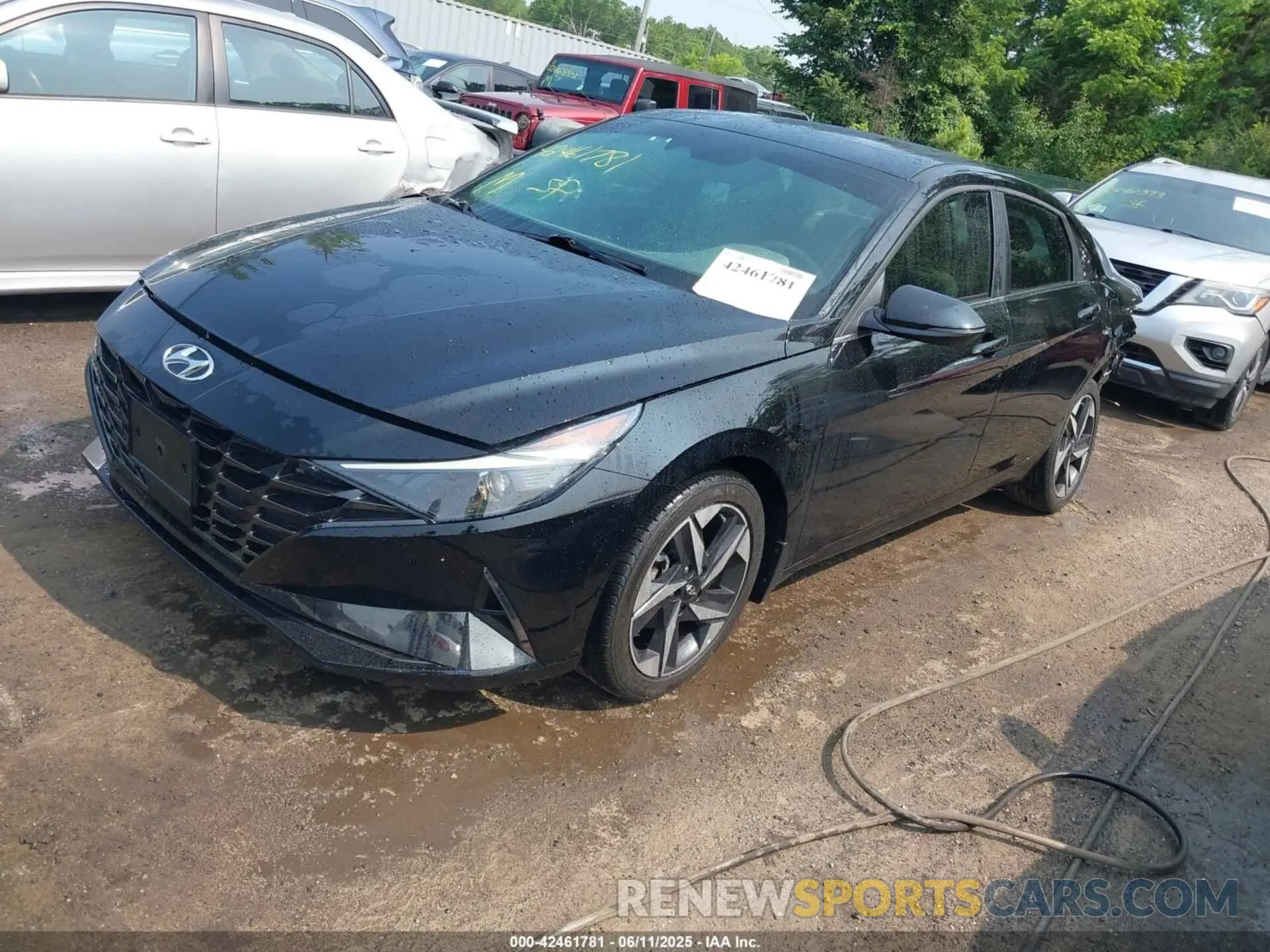 2 Photograph of a damaged car KMHLN4AG8NU365426 HYUNDAI ELANTRA 2022