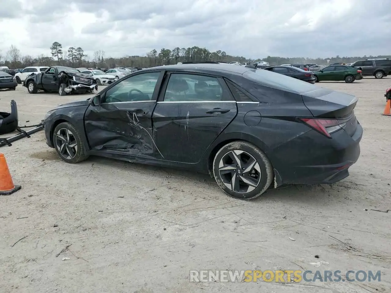2 Photograph of a damaged car KMHLN4AJ0NU016305 HYUNDAI ELANTRA 2022