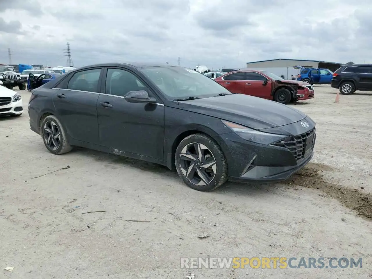 4 Photograph of a damaged car KMHLN4AJ0NU016305 HYUNDAI ELANTRA 2022