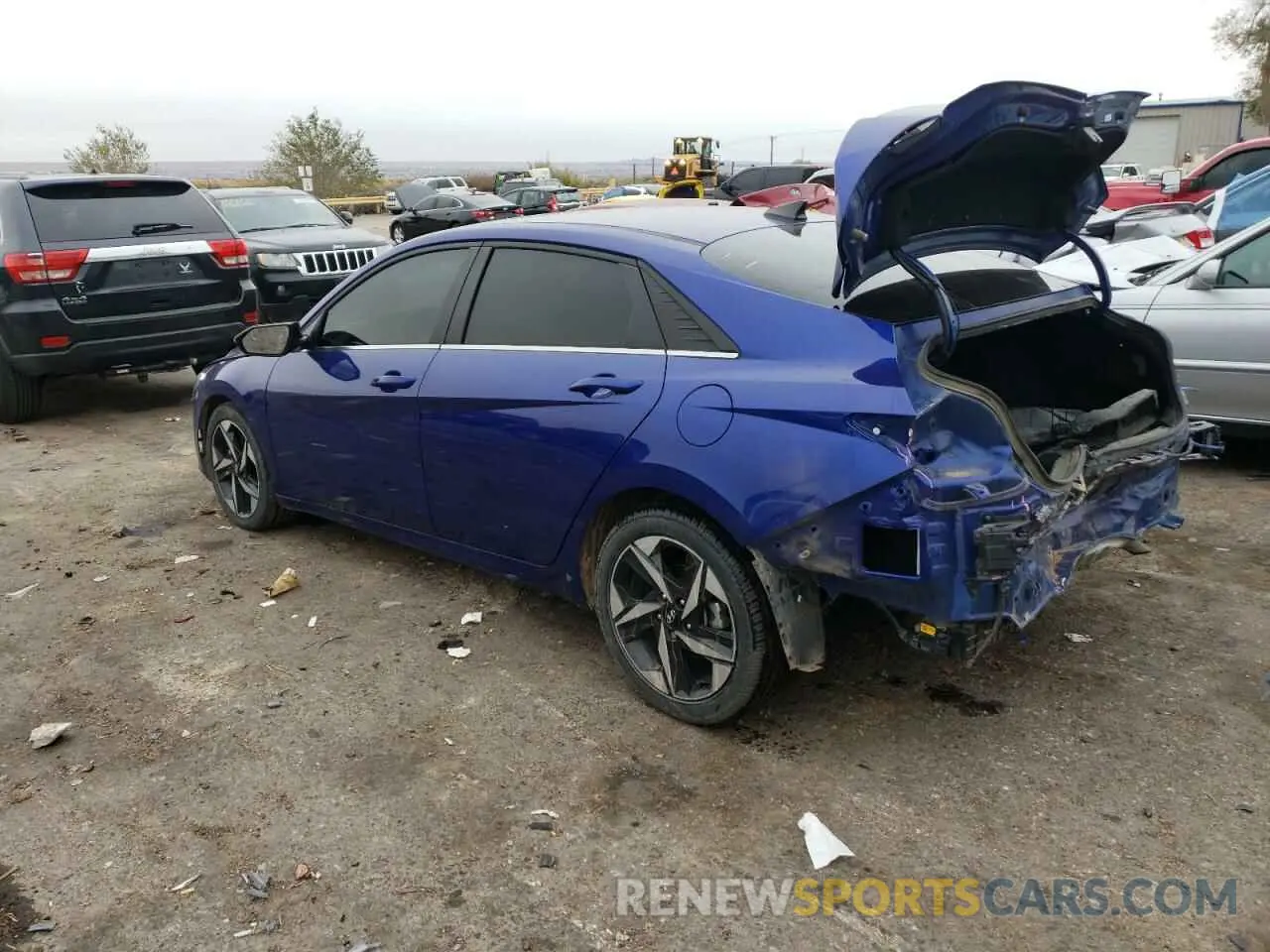 2 Photograph of a damaged car KMHLN4AJ3NU015486 HYUNDAI ELANTRA 2022