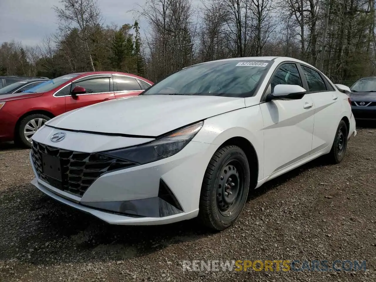1 Photograph of a damaged car KMHLN4AJ3NU018193 HYUNDAI ELANTRA 2022