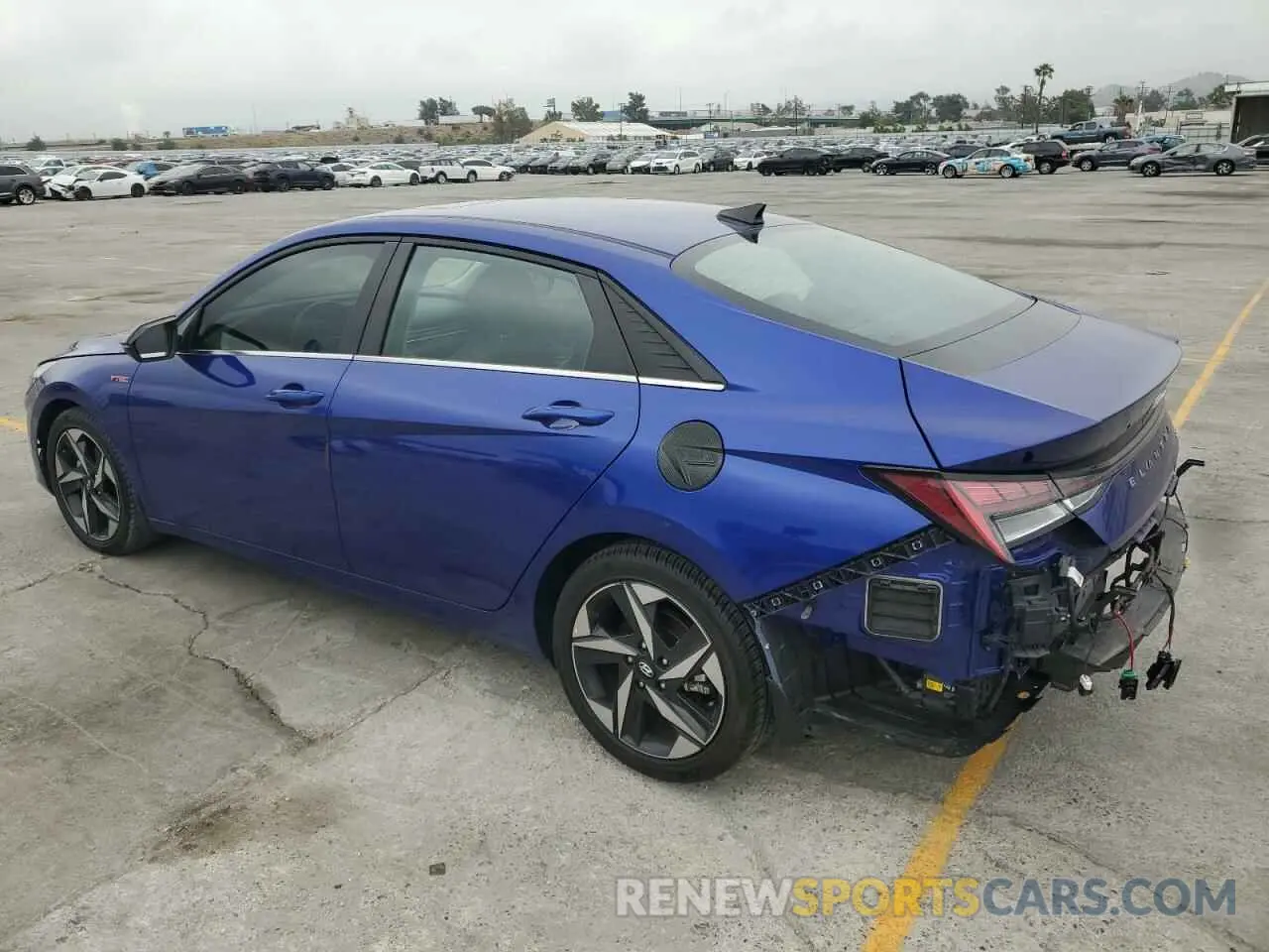 2 Photograph of a damaged car KMHLN4AJ8NU014429 HYUNDAI ELANTRA 2022